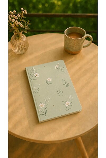 Sakin Sayfa Mint Bahçe Defter