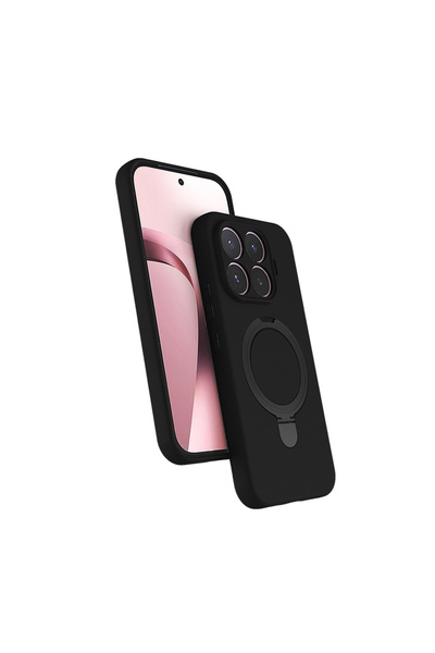 m.tk moveteck Xiaomi Mi 17T Uyumlu Kılıf Magsafe Halkalı Extra Standlı içi Ka...