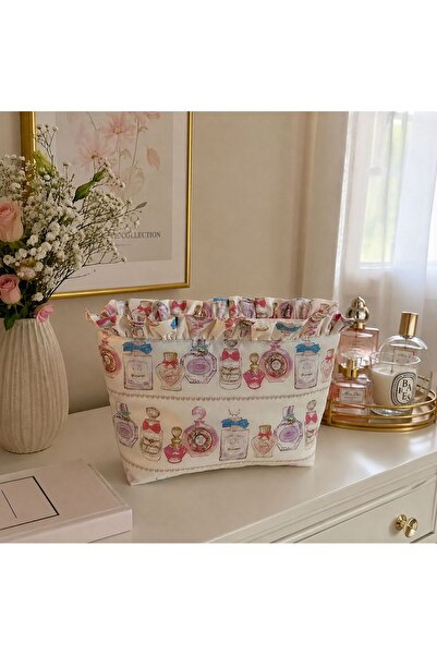 Taskahandmade Vintage Parfüm Desenli Çanta