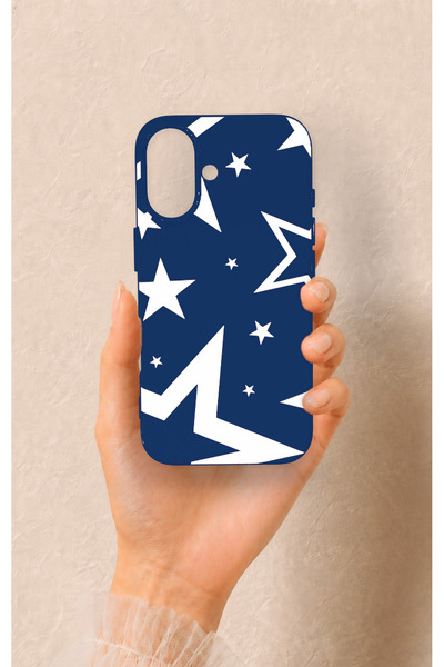 Vip Case iPhone 16 Uyumlu Mega Star Desenli Silikon Kılıf