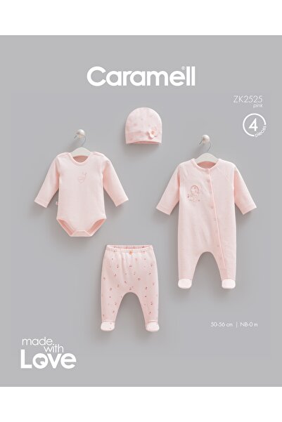 Caramell Love Bunny Jumpsuit Set of 4 Zk2525