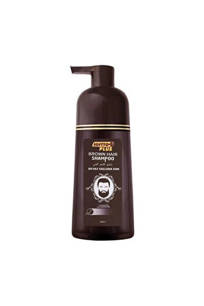 soffto plus SOFTTO+ ΧΡΩΜΟΣΑΜΠΟΥΑΝ ΚΑΦΕ 350 ML