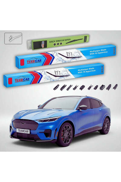 TEAMCAR Ștergătoare Ford Mustang Mach-E EV 2020-2024 |   Set Față și Spate Pl...