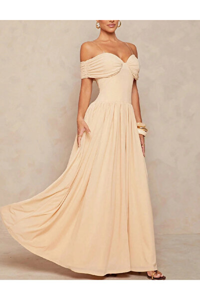 Evendi Rochie lunga, Crem