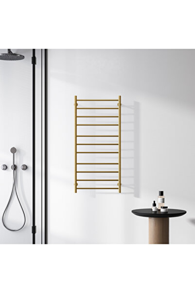 Karag Ηλεκτρική θερμάστρα μπάνιου Gold TRUMPET 100x48x10εκ. 110W (T30-BG)
