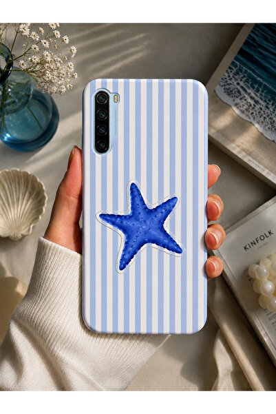 OVADA Redmi Note 8 Uyumlu Deniz Yıldızı Desenli Telefon Kılıfı