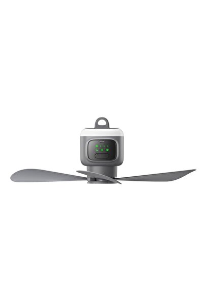 Choice Grey 12000mAh Ceiling Fan Portable Outdoor Camping Fan Tent Air Circul...