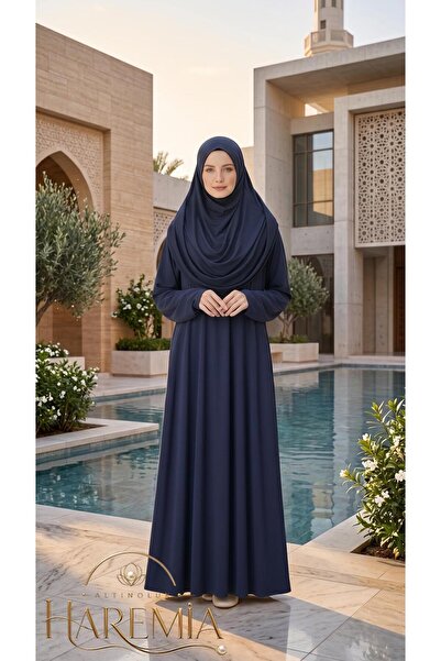 Altınoluk Haremia Ready-To-Wear Standard Comfortable Prayer Dress with Scarf ...