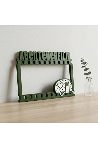 OEM Artă Decorativă de Perete 'Abenteuerfilm' cu Design Filmstrip și Caravană...