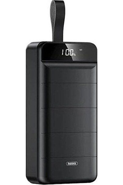Remax Leader Power Bank 40000mAh με 3 Θύρες USB-A Μαύρο