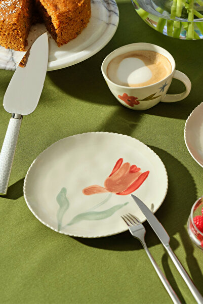 Paşabahçe Watery Ceramic Mug, Stylish Design
