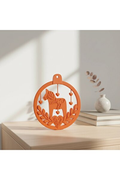 OEM Decorațiune Perete Dala Horse Design Nordic Eleganță Scandinaviană - Oran...
