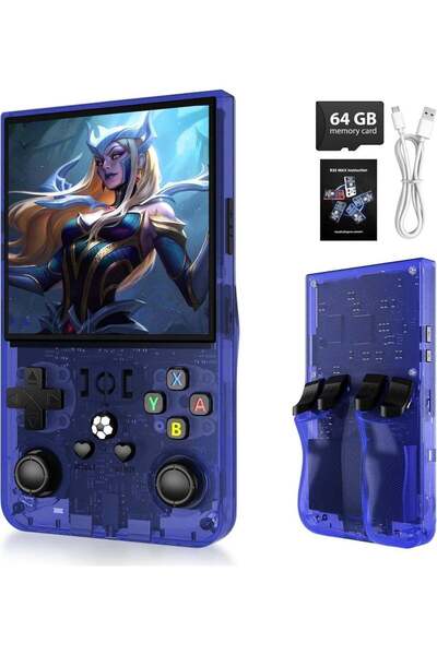 ELTRAZONE 2025 R36MAX Upgraded Retro Handheld Gaming Console with 64GB, 18000...