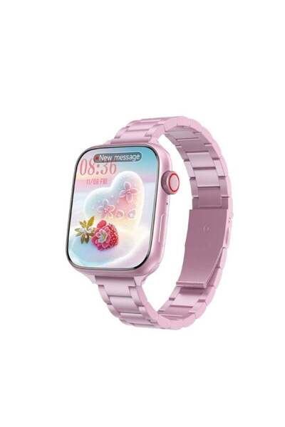 TELZEAL TC05 Mini Smartwatch 38mm HD Display, 3 Straps, Bluetooth Calling, Fi...