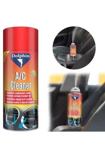 Dolphin A/C Cleaner Spray 100ml – Powerful Air Conditioner Odor Eliminator an...