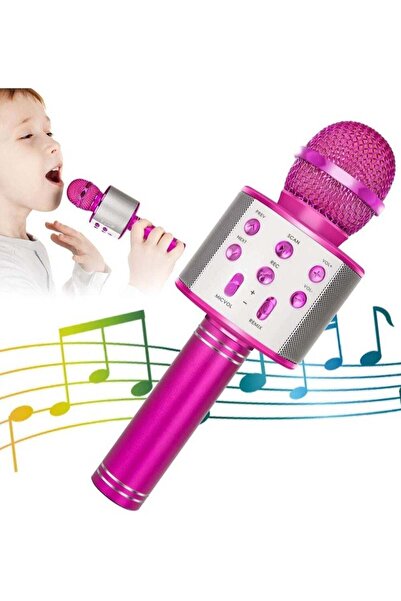 ELTRAZONE Wireless Bluetooth Karaoke Microphone for Kids, 5-in-1 Portable Han...