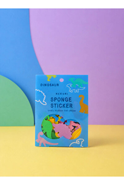 Midi Sponge Dinosaur Stickers - Nekoni