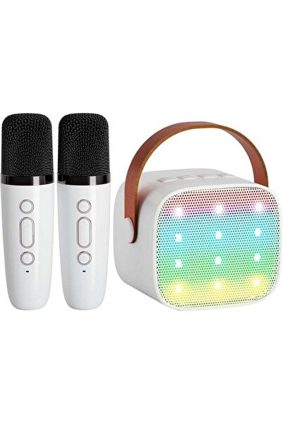 ELTRAZONE Portable Mini Karaoke Machine with Dual Wireless Microphones – Blue...