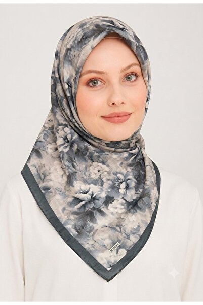 MİRAY Nevada Large Size Organic Cotton Scarf - 120 X 120 - 06579-02