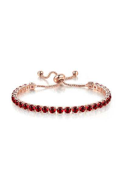 GlaMLo Accessories Ρυθμιζόμενο βραχιόλι τένις διακοσμημένο με πέτρες