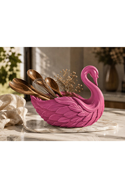farist Swan Decorative Bowl – Multi-Purpose Decorative Organizer – 3D Pla Pla...