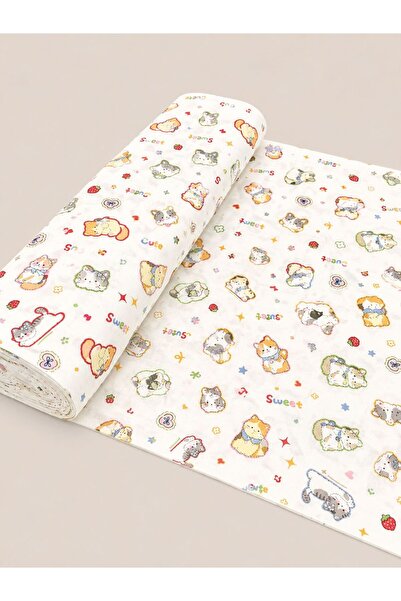 Zümra Baby 1. Class Organic 100% Cotton Baby Patterned Akfil Duvet Cover Fabr...