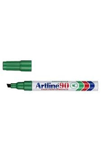artline Μαρκαδόρος Νο90 Μόνιμος σε Πράσινο Χρώμα με Επίπεδη Μύτη (04-1-73-052)