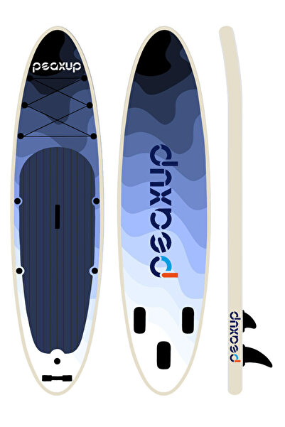 PEAXUP Deep Ocean Şişirilebilir SUP Paddle Board Seti (335x84x15 cm) - Kamera...