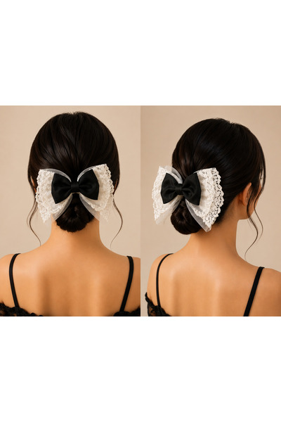 ALYAAKSEAUR Romantic Lace Ribbon Clip Buckle