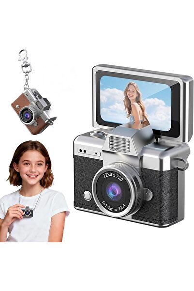 Urban URBANNX Mini Digital Camera, Kids Camera, 1080P HD Tiny Retro Keychain ...