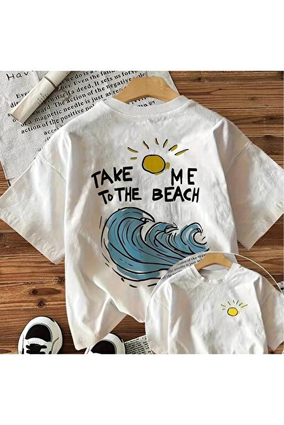 1001 Line تي شيرت كاجوال وعصري للفتيان المراهقين بطبعة "Beach Vibe": تي شيرت ...