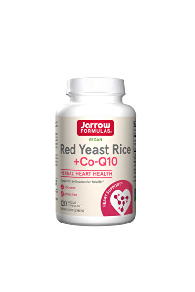 Jarrow Formulas Orez cu ferment roșu + CoQ10, 120 Capsule