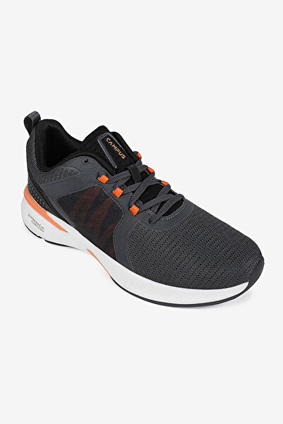 Campus Men PEDRO Pillow Cushion Lace-Up Running Shoes-Grey