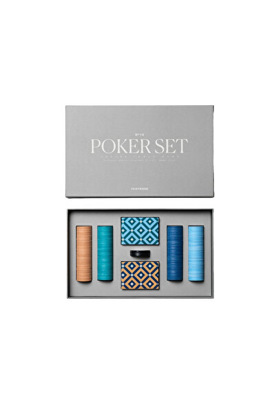 PRINTWORKS Set de poker, Printworks, Poker clasic, gri