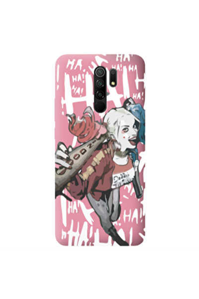 Other Xiaomi Redmi 9 Ha Ha Ha Pink Colored Silicone TPU Θήκη