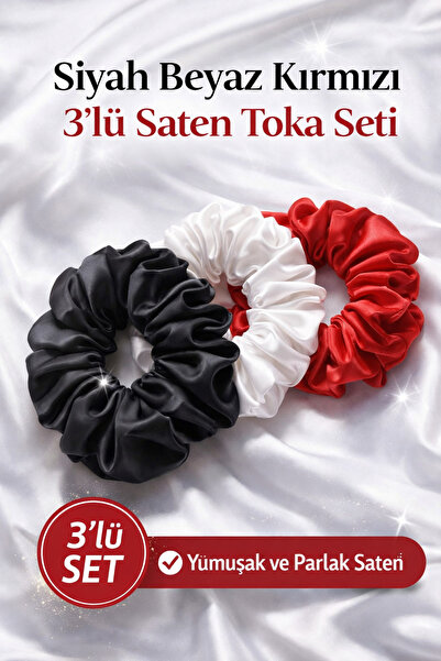 KL HOME 3'lü TOKA SETİ (KIRMIZI,SİYAH BEYAZ)