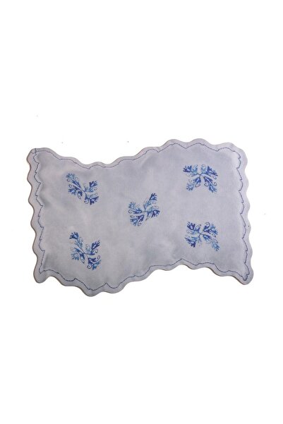 SELETTI Σουπλά Acid Flower C 11262 50,5x35cm Λευκό-Μπλε