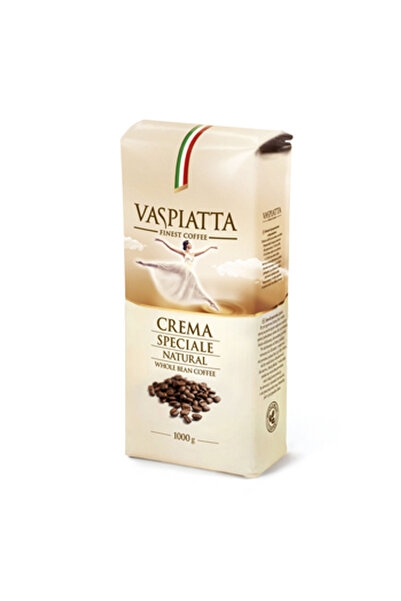 Generic Brand Cafea boabe Borcan plat Cremă specială 1000g