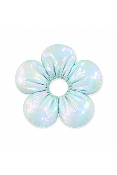 Marka Fluffy daisy bagel buckle mint green
