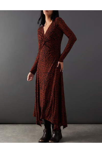 Evendi Rochie medie, Maro/Negru
