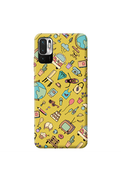 Other Xiaomi Redmi Note 10 Pro 5G Best buds Yellow Colored Silicone TPU Θήκη