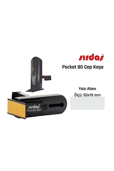 Sırdaş Pocket 80 Otomatik Kişiye Özel Cep Kaşesi (50x19mm )