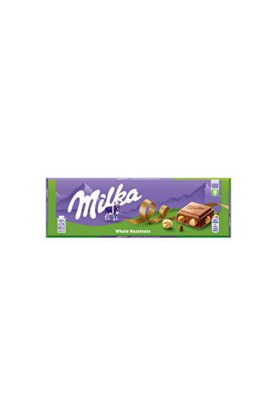 Milka Ciocolata cu lapte, Milka, cu nuci intregi, 250g