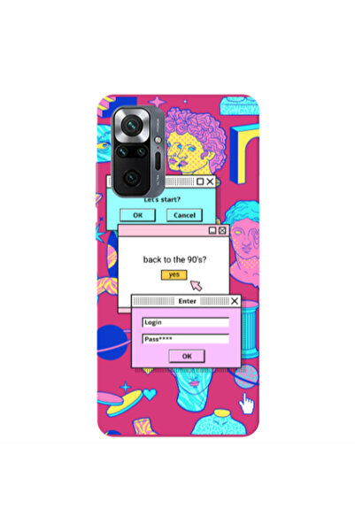 Other Xiaomi Redmi Note 10 Pro 4G Enter Login Fuchsia Colored Silicone TPU Θήκη