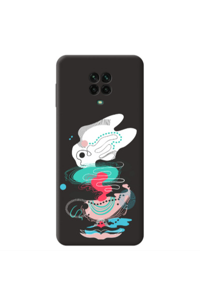 Other Xiaomi Redmi Note 9 Pro Abstract 50 Black Colored Silicone TPU Θήκη