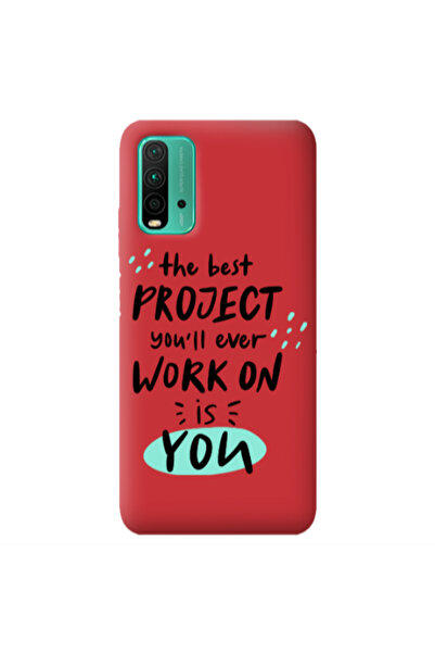 Other Xiaomi Poco M3 The Best Project Red Colored Silicone TPU Θήκη