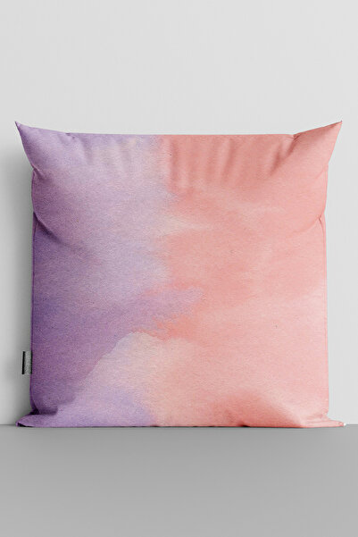 TicaretJet Watercolor Themed Double Sided Digital Printed Throw Pillow Cover ...