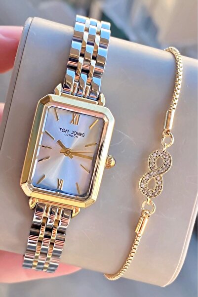 Tom Jones London Women's Watch Gold Silver Color Original Steel Waterproof 3 ...