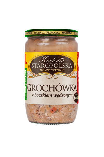 KUCHNIA STAROPOLSKA Ciorba de mazare cu slanina, 660g, set 2 portii