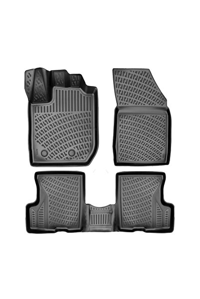 Umbrella Set de covorașe auto din cauciuc tip tavă pentru Dacia Duster 4x2 (H...